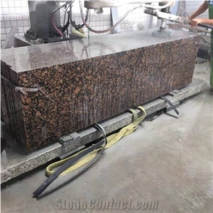Polished Lundhs Baltic Brown Granite Countertops Slabs Tiles