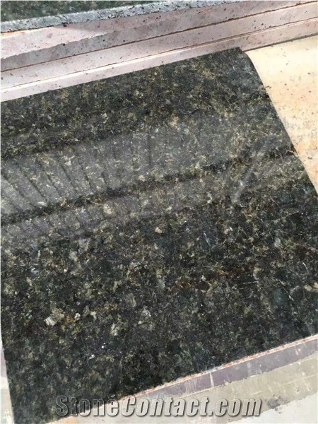 Verde Ubatuba Green Granite Slabs Tiles for Floor Wall