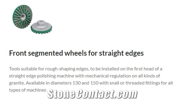 Front Segmented Wheels for Straight Edges