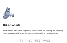 Rabbet Wheels Sintered and Electrolytic Segmented Tools