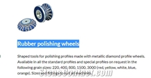 Rubber Edge Polishing Wheels