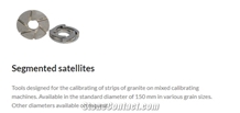 Segmented Satellites Tools Designed for Calibrating Granite
