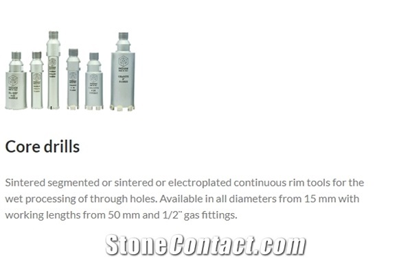 Sintered Segmented Core Drills, Core Drilling Tools