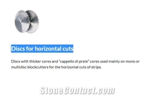 Wet Cutting Discs for Horizontal Cuts