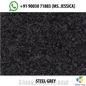 Steel Grey Granite Tiles & Slabs