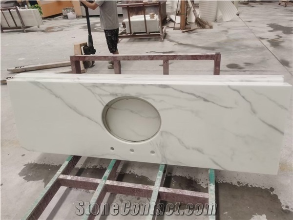Carrara White Vanity Top / Countertop