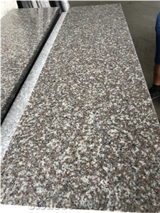 Misty Brown G664 Granite Tiles Cut to Side