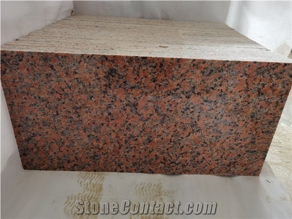 Polished Flamed G562 Maple Red Granite Tiles