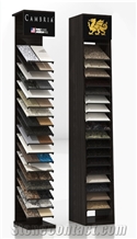 Elegant Tower Display Stand Rack For Stone Sample
