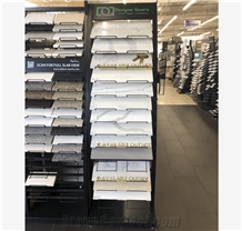 Quartz Sample Display Stand And Rack