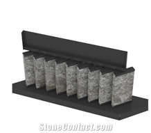 Table Quartz Sample Display Rack For Metal Material