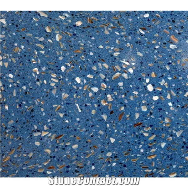 Artificial Stone Slab Terrazzo Floor Pattern