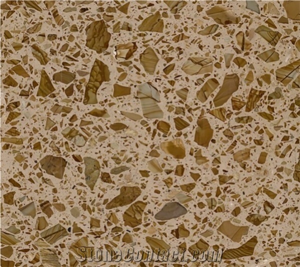 Polished Cement Terrazzo Tiles for Floor
