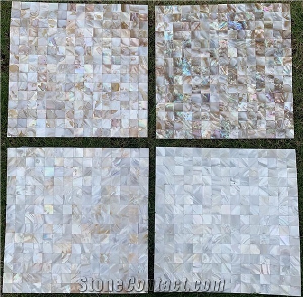 Tile Arabasque Mother Of Pearl Shell Mosaic