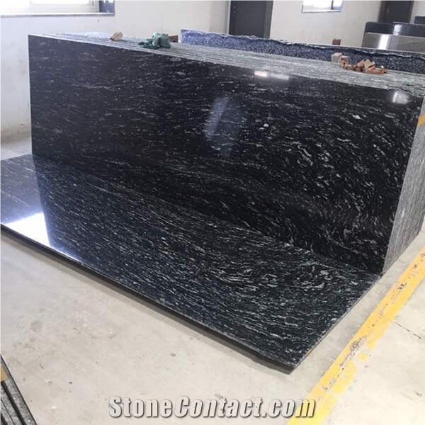 Black Marquino Granite Slabs Exotic Stone