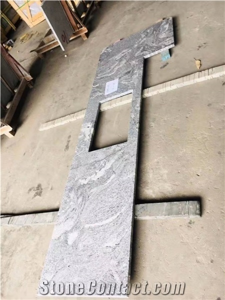 China Hubei Viscont White Granite Leather Countertops