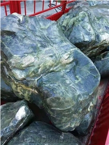 China Jade Green Granite Split Waterjet Landscaping Stone