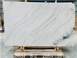 China Panda White Marble Polished Tiles &Slabs