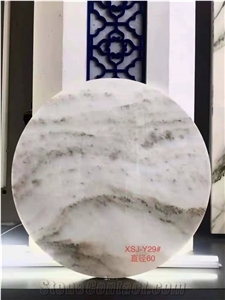 China Sichuan White Marble Polished Bar Top