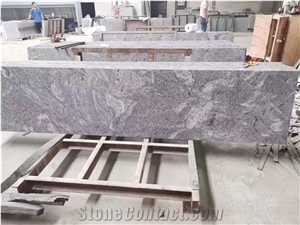 China Viscont White Granite Grey Flamed Tiles & Slabs