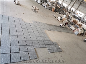 China Zijiang White Granite Grey Flamed Wall Tiles & Slabs