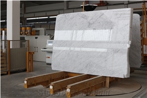 Bianco Carrara C Extra Marble Slabs from Italy