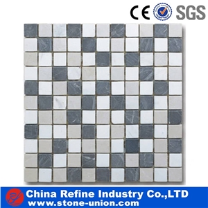 Beige Mosaic Tiles,Marble Flooring Tiles,Strip Mosaic Tiles