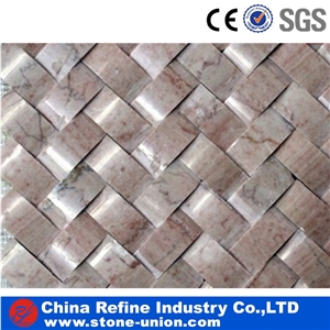 Carrara White Marble Mosaics,Rectangular Wall Mosaic Tiles