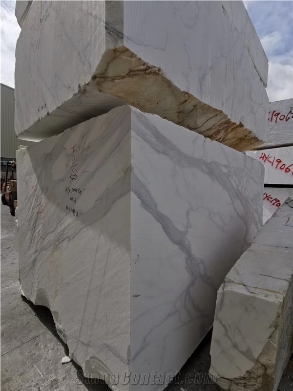 Lightweight Calacatta Carrara Marble Wall Honeycomb Panels