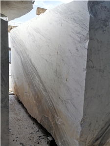 Bookmatch Volakas Marble Blocks with Large Veins