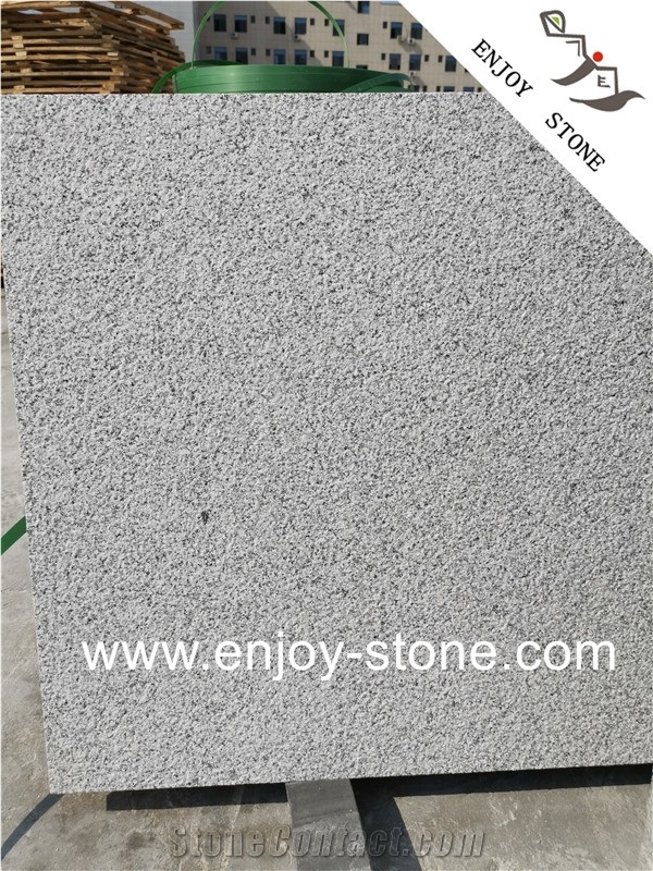 Flamed G603 Sesame White Granite Slab Tile