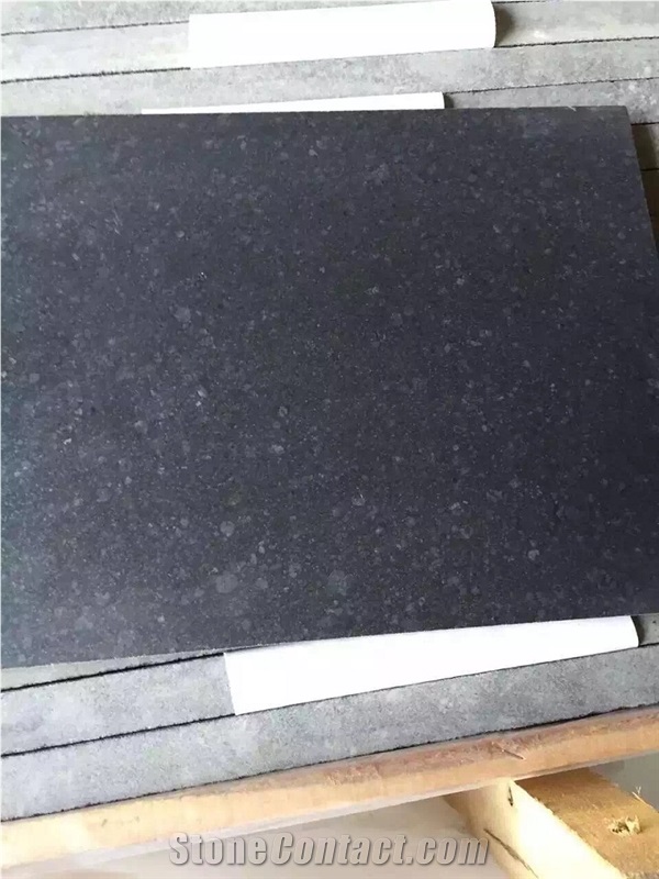 G684 Black Granite Pearl Honed Tile Paver