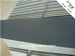 Grey Basalt Light Tile Flooring Mitre Joint