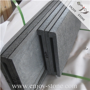 Paver,Black Stone,G684 Granite,Flamed,Cube Set