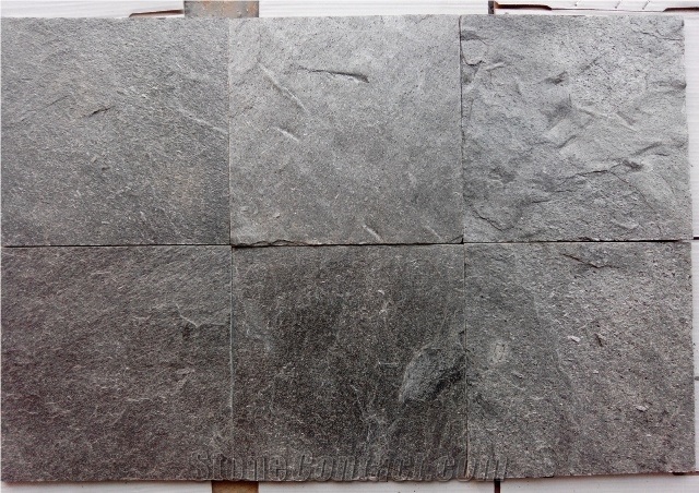 Silver Grey Slate Tiles, Indian Grey Slate Stone