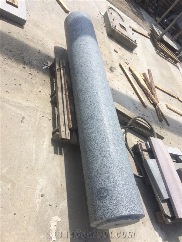 Grey Ukraine Granite Column