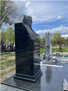 Labradorite Volga Blue Granite Sculpture Memorials