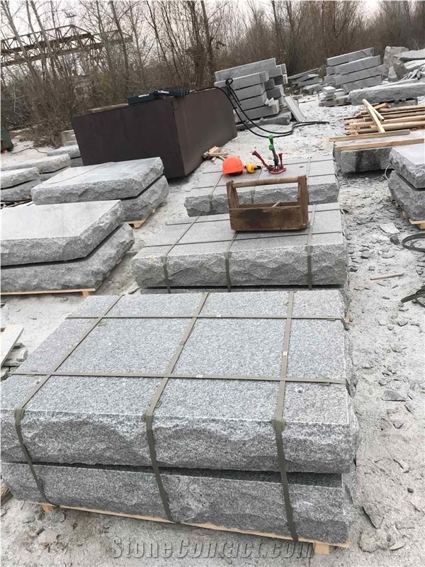 Real Grey Granite Memorial Slabs, Grey Granite Gravestone Slabs