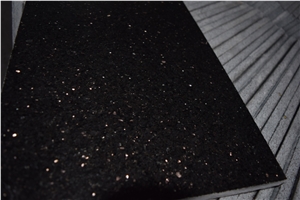 Black Galaxy Granite Slabs from India
