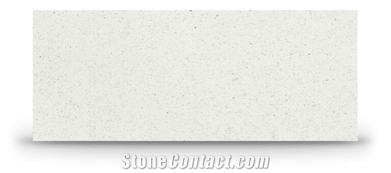 White Base Quartz Stone Slabs - Mirror White Quartz Stone