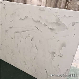 White Onyx Synthetic Alabaster Transtones Backlit Stone