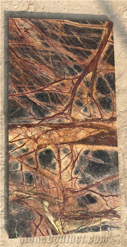 Rainforest Marble Available in Slabs and Tiles