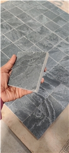 Silver Grey Slate Matrix Floor Tiles