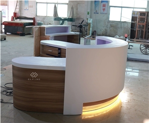 High Quality Clinic Solid Surface Reception Desk