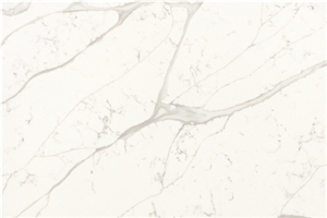 Custom Size Quartz Calacatta White Marble