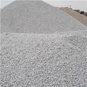 White Marble Chips Crushed Stone
