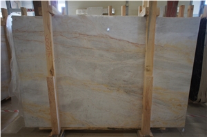 Silver Gold Marble Slabs & Tiles, Turkey Yellow Marble