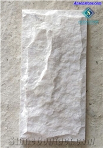 Hot Discount for White Mushroom Face Marble Split Wall Stone
