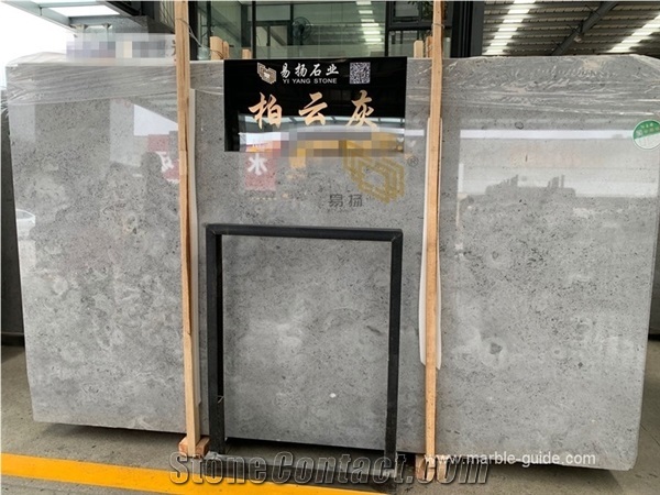 Polished Baiyun Gray Marble Slabs for Wholesale