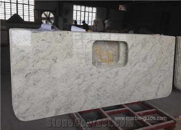 River White Granite Countertops for Kitchen